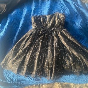 Black cocktail dress